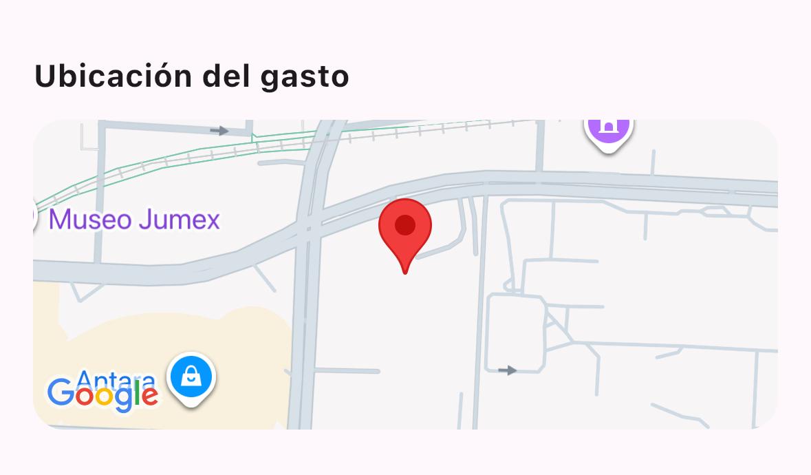 Ubicación del gasto
