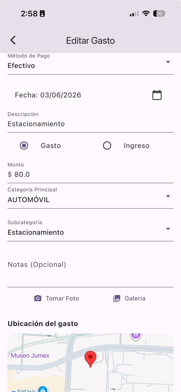 Mapa de Gasto